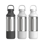 Stainless Steel Hydration Bottle, 22 oz Insulated Design with Wide Opening and Cup Holder Fit