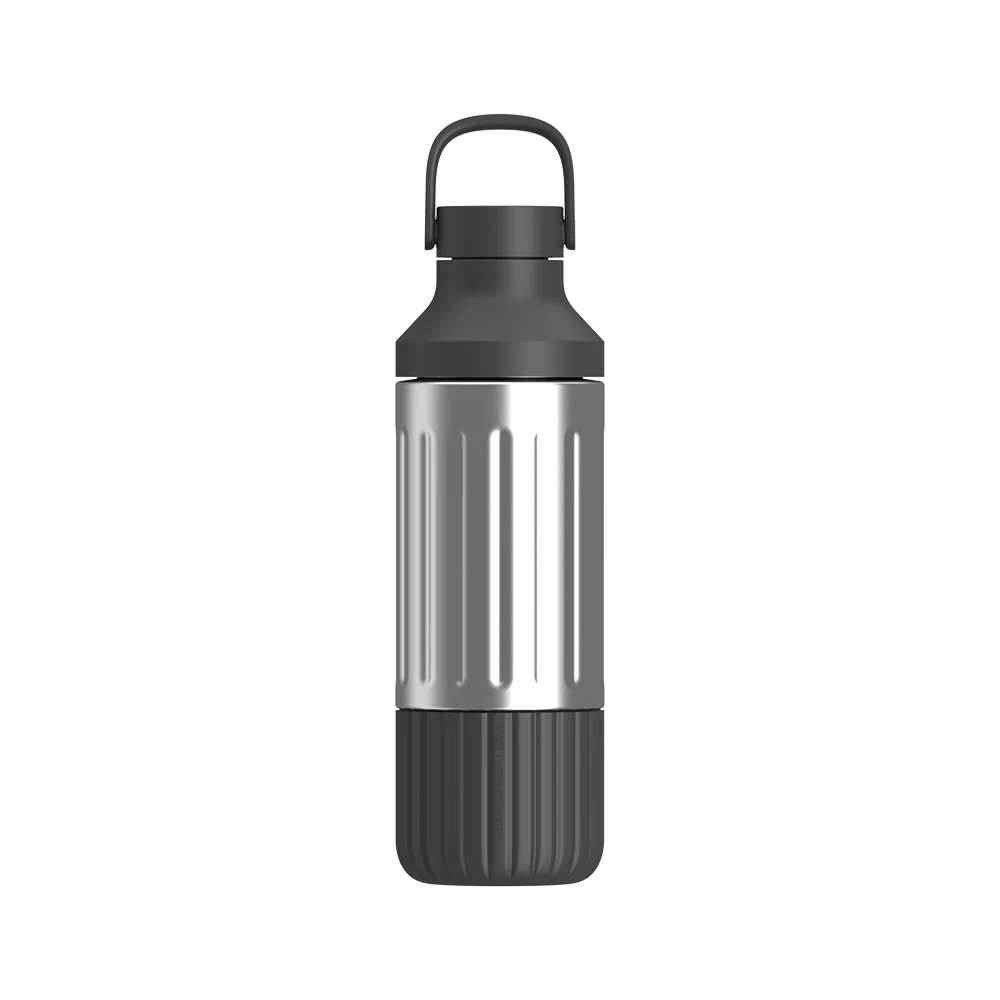 Stainless Steel Hydration Bottle, 22 oz Insulated Design with Wide Opening and Cup Holder Fit