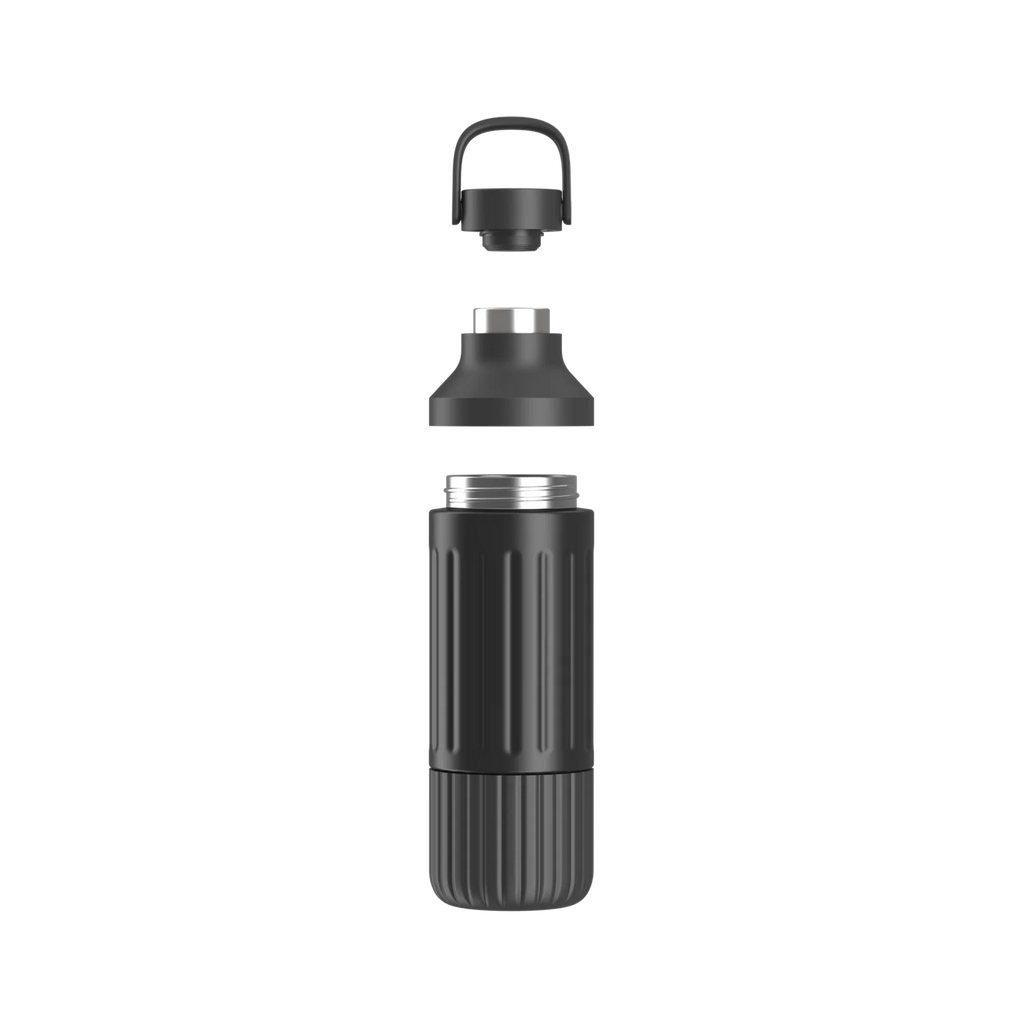 Stainless Steel Hydration Bottle, 22 oz Insulated Design with Wide Opening and Cup Holder Fit