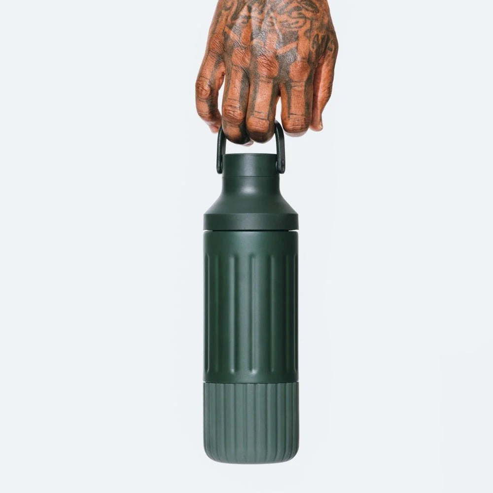 Stainless Steel Hydration Bottle, 22 oz Insulated Design with Wide Opening and Cup Holder Fit
