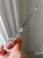 Stainless Steel Joint Holder with Adjustable Tip, 3.5-Inch Unisex Design in Silver or Gold