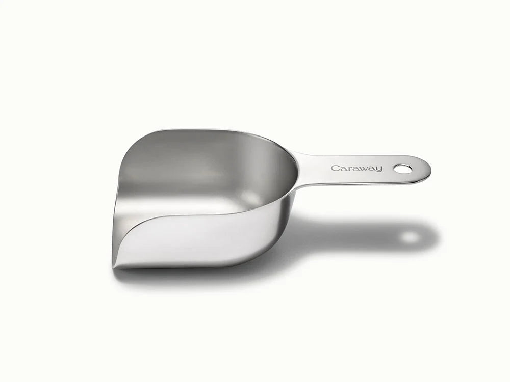 Stainless Steel Scoop for Coffee, Grains and Easy Portioning with Nesting Kitchen Storage Design
