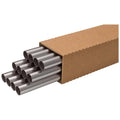 Stainless Steel Shower Curtain Rods in a Satin Finish, 5 Feet