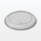 Stainless Steel Strainer with Flat Serving Surface, Space-Saving 3cm-Thin Design for Noodles and Plated Foods