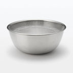 Stainless Steel Strainer with Flat Serving Surface, Space-Saving 3cm-Thin Design for Noodles and Plated Foods