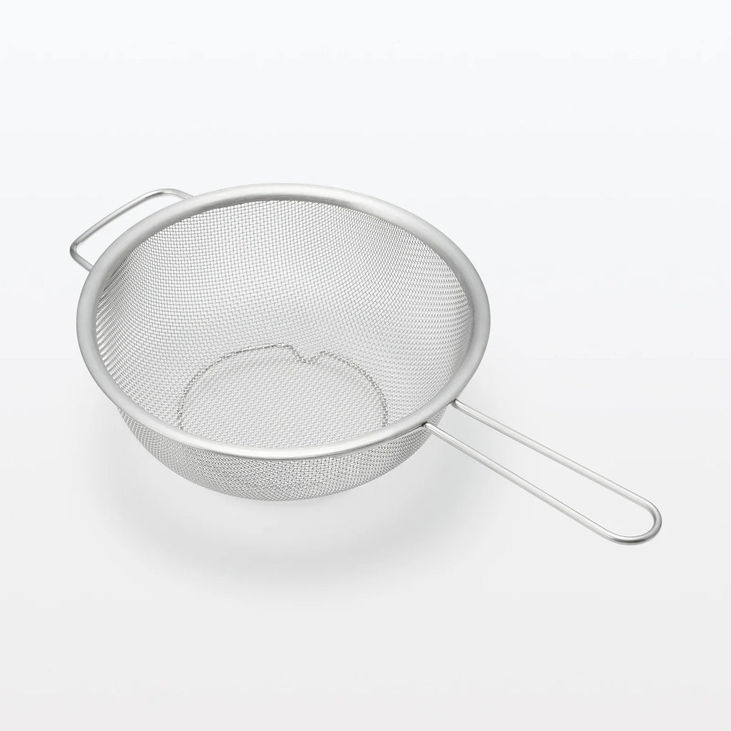 Stainless Steel Strainer with Handle for Rice, Pasta and Everyday Kitchen Draining · Kitchen Strainer