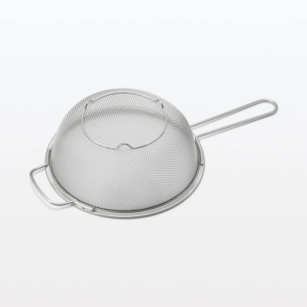 Stainless Steel Strainer with Handle for Rice, Pasta and Everyday Kitchen Draining · Kitchen Strainer