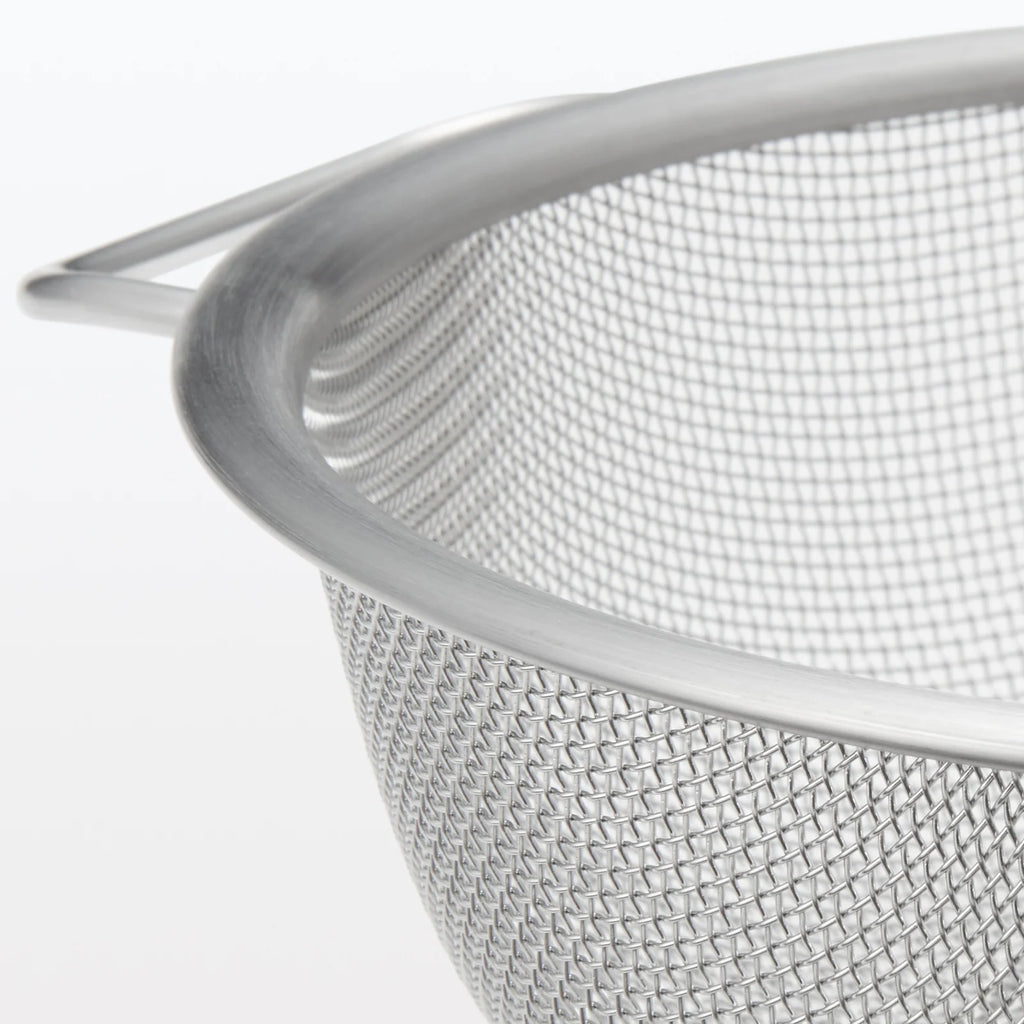 Stainless Steel Strainer with Handle for Rice, Pasta and Everyday Kitchen Draining · Kitchen Strainer