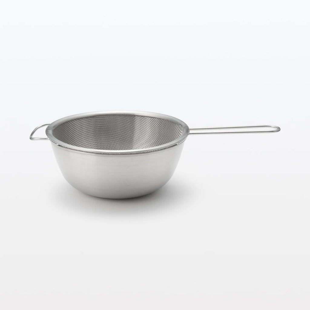 Stainless Steel Strainer with Handle for Rice, Pasta and Everyday Kitchen Draining · Kitchen Strainer