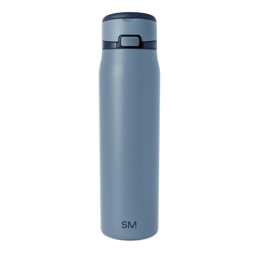 Stainless Steel Water Bottle with Covered Straw, 30 oz Mesa Loop Design and Locking Lid · 30 oz capacity
