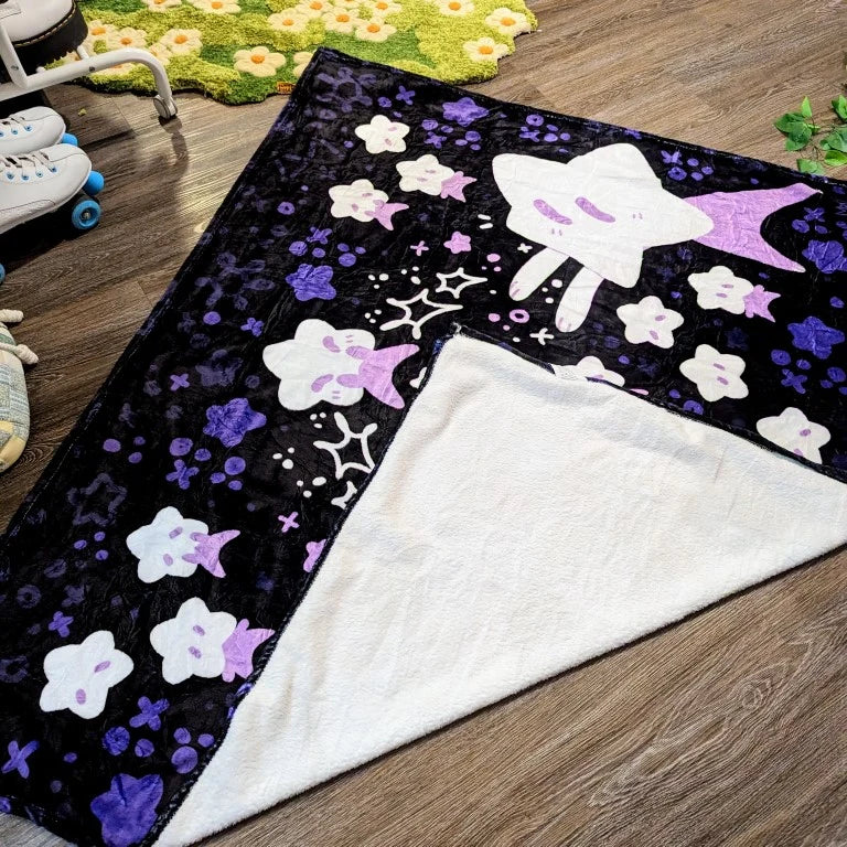 Star Babies Throw Blanket, 4 x 5 Foot Soft Polyester Cozy Blanket