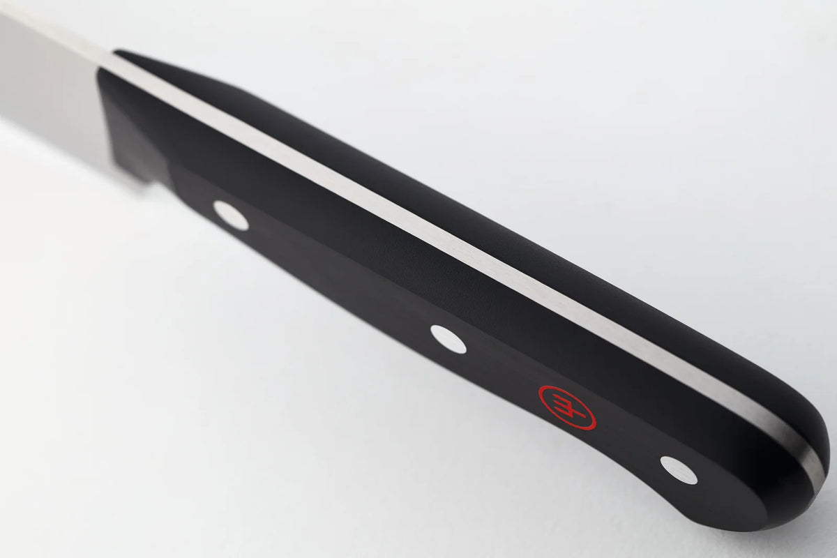 Steak Knife Set with Four Extra-Sharp 4 ½-Inch Knives for Slicing Steaks and Meat Dishes · Four-piece set