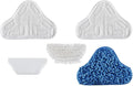 Steam Mop Pads Super Clean Kit with 5 Reusable Washable Pads for Floor, Garment, Mirror and Window Cleaning