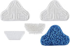 Steam Mop Pads Super Clean Kit with 5 Reusable Washable Pads for Floor, Garment, Mirror and Window Cleaning