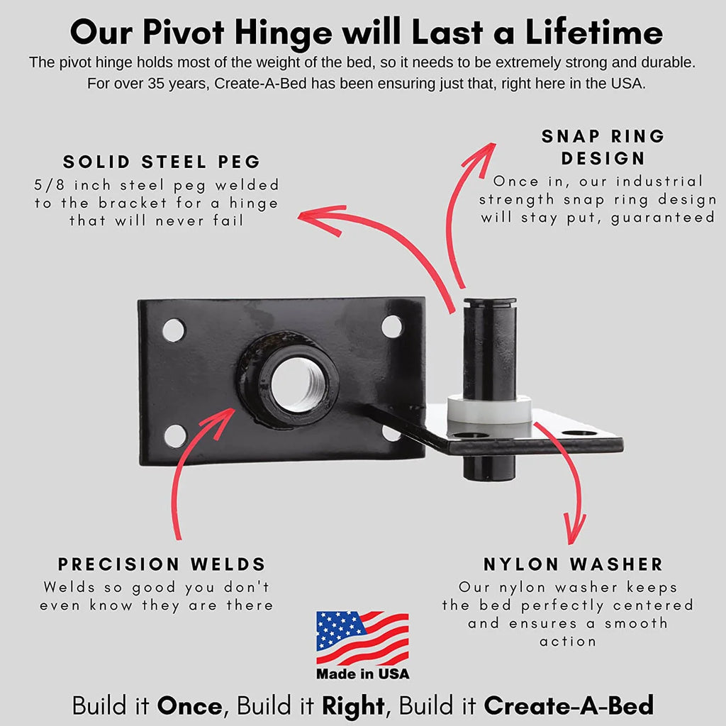 Steel Murphy Bed Mechanism Kit
