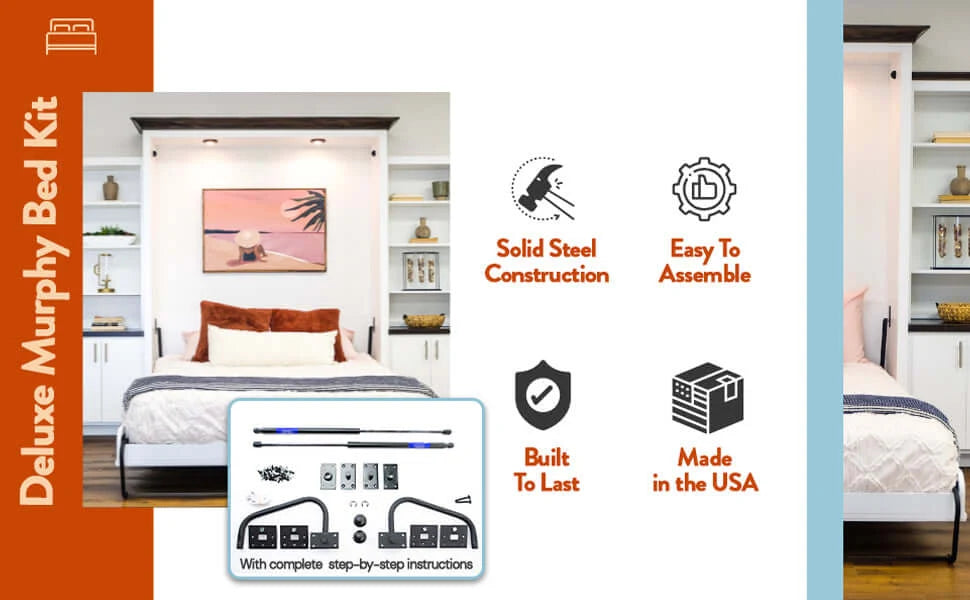 Steel Murphy Bed Mechanism Kit
