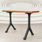 Steel Table Legs, 34 Inch Black Mid-Century Wishbone Pair for Counter, Dining, or Home Bar Tabletops