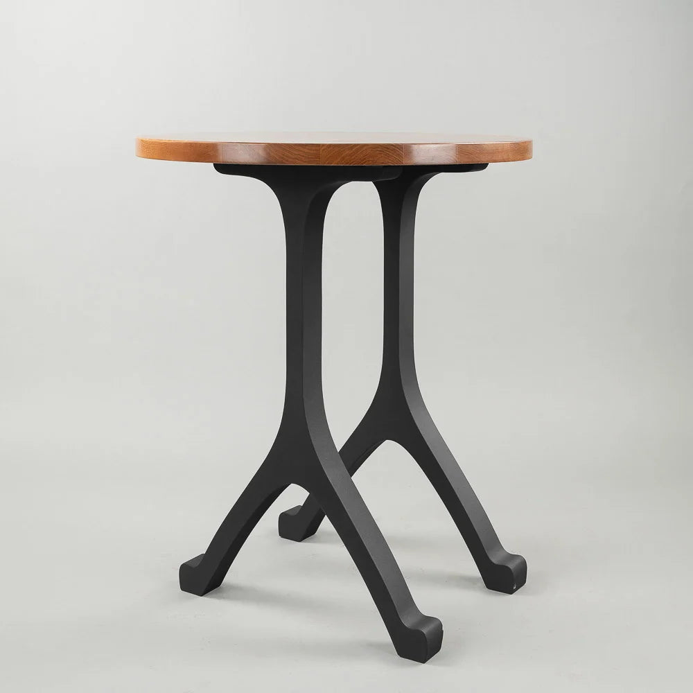 Steel Table Legs, 34 Inch Black Mid-Century Wishbone Pair for Counter, Dining, or Home Bar Tabletops