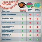 Sticky Baseball Paddle Toss and Catch Game with Glove-Inspired Paddles and Stretchy Straps for Outdoor Play