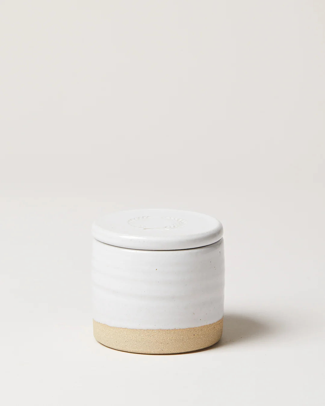 Stoneware Butter Keeper Inspired by the French Beurrier