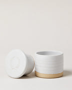 Stoneware Butter Keeper Inspired by the French Beurrier