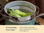 Stovetop Steamer Basket Duo