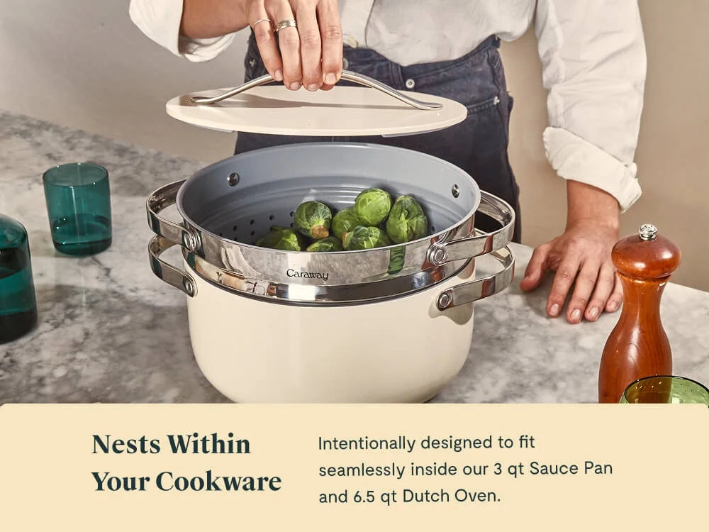 Stovetop Steamer Basket Duo