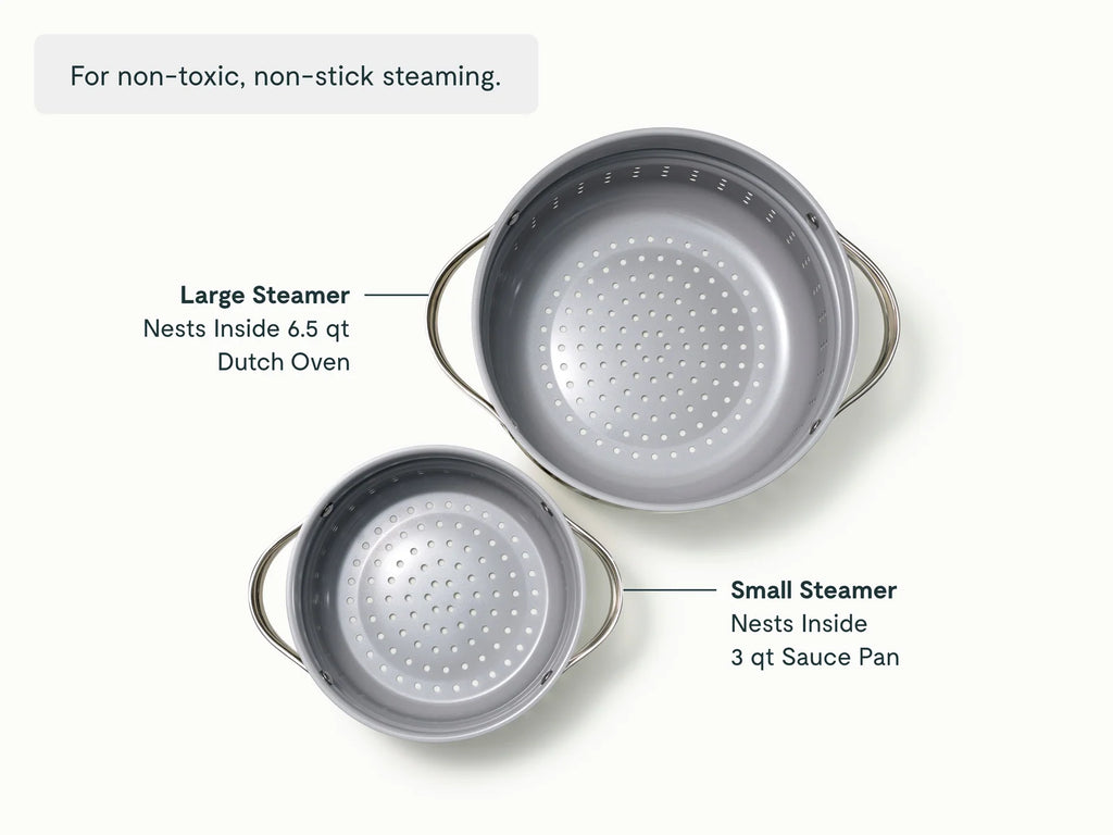 Stovetop Steamer Basket Duo