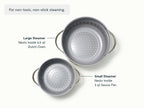 Stovetop Steamer Basket Duo