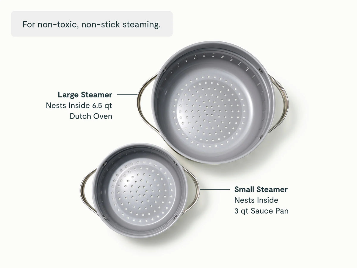 Stovetop Steamer Basket Duo