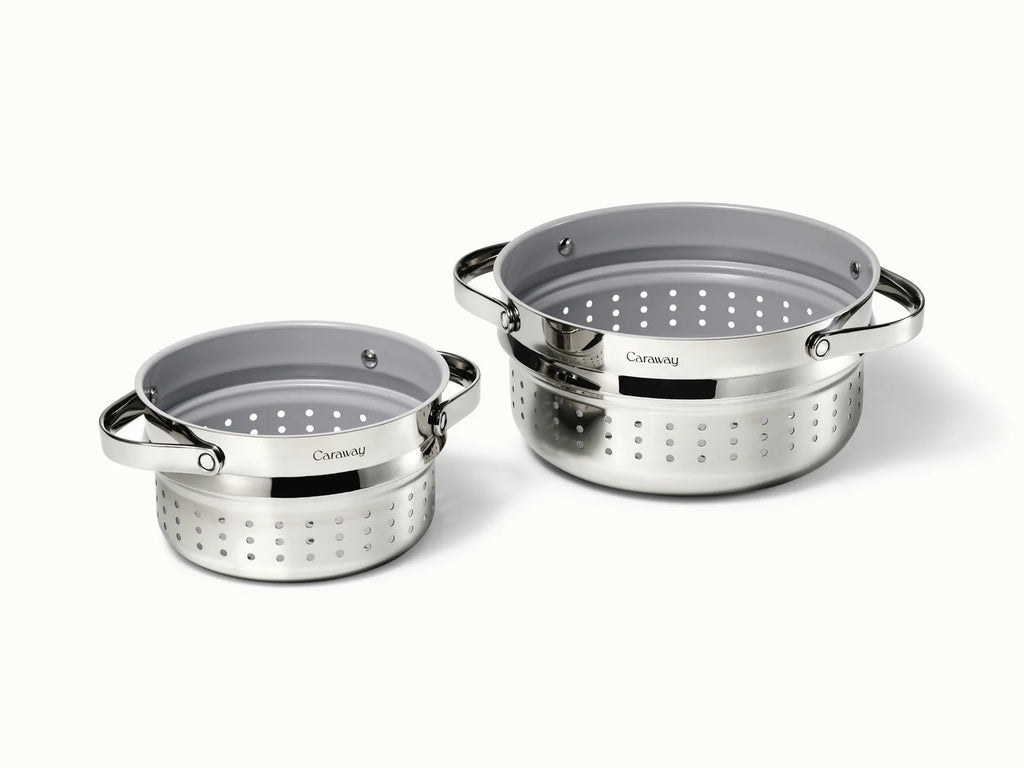 Stovetop Steamer Basket Duo, Stainless Steel