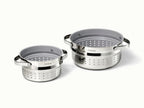 Stovetop Steamer Basket Duo, Stainless Steel