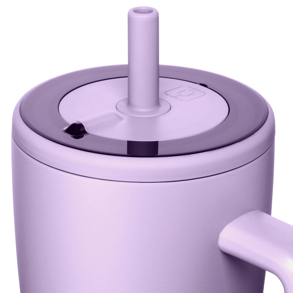 Straw Tumbler in Lavender, 40oz Capacity with a Locking Leakproof Lid for Cold and Iced Carbonated Drinks