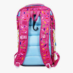 Strawberry Ice Cream Backpack for School and Baseball with Side Laptop Access and Expandable Bottle Pouches