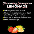 Strawberry Lemongrass Lemonade Bags