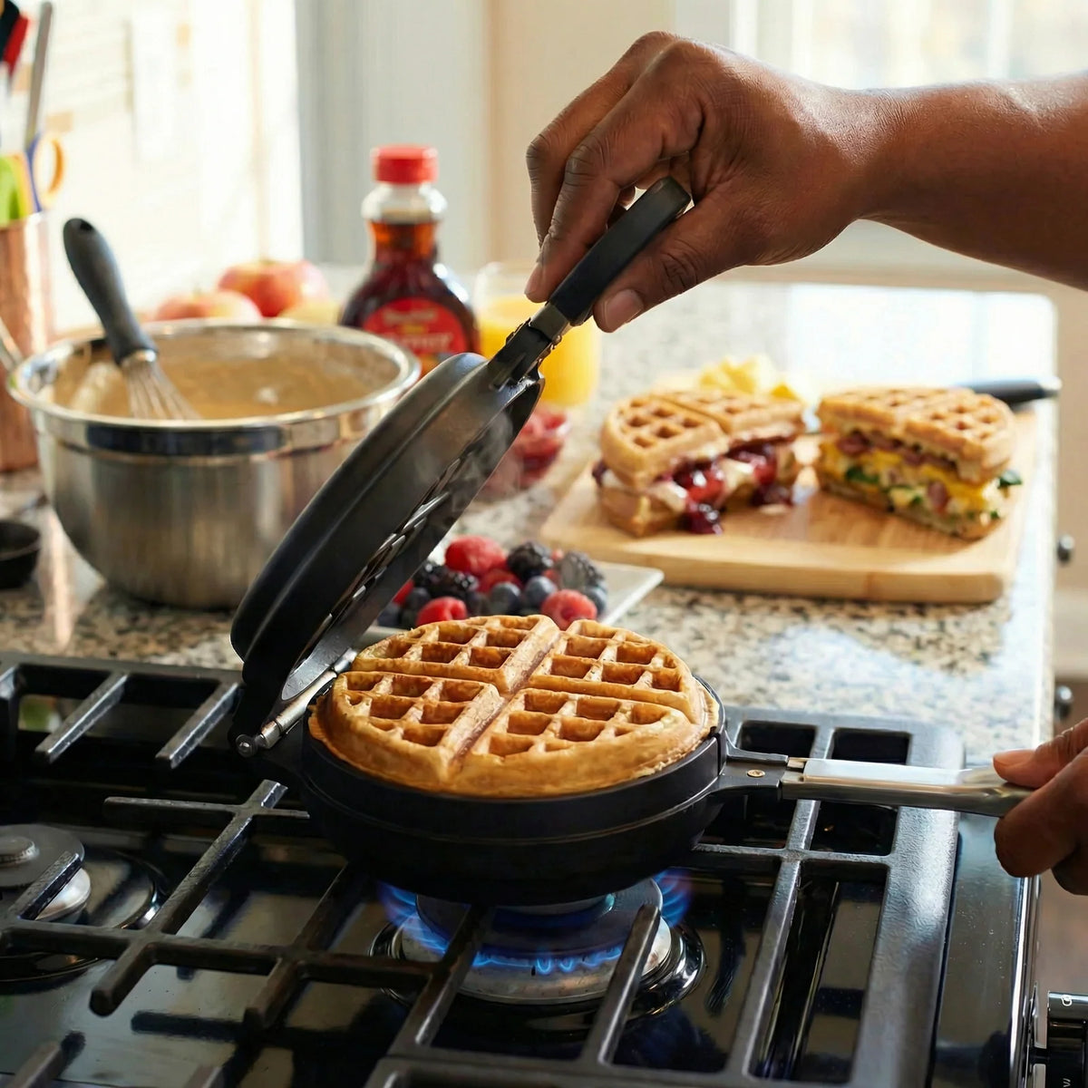 Stuffed Waffle Iron