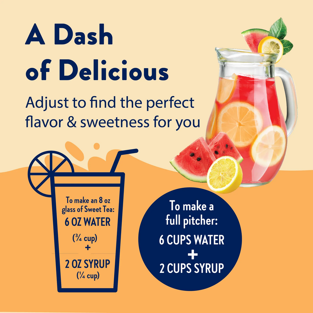 Sugar Free Watermelon Lemonade Concentrate for Refreshing Drinks, Tea, Cocktails and Mocktails