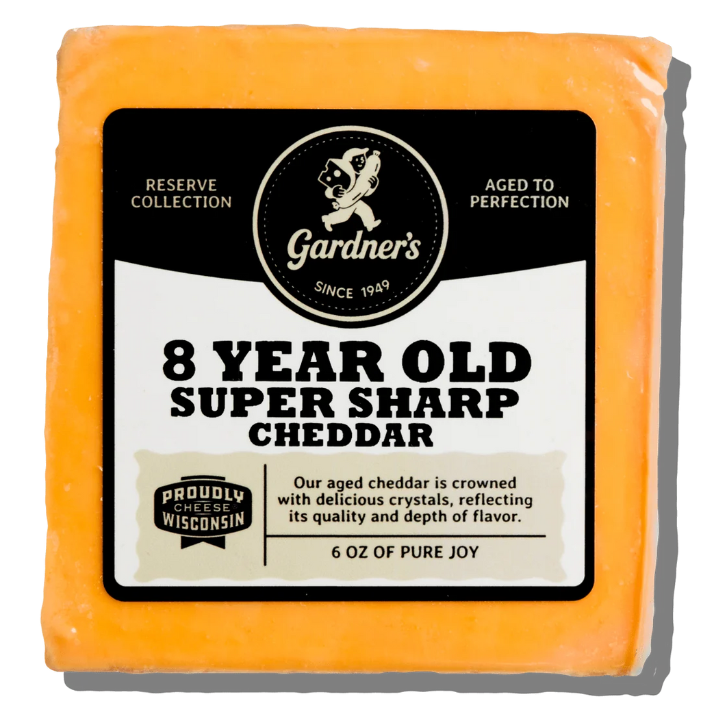 Super-Sharp Cheddar Cheese Aged 8 Years