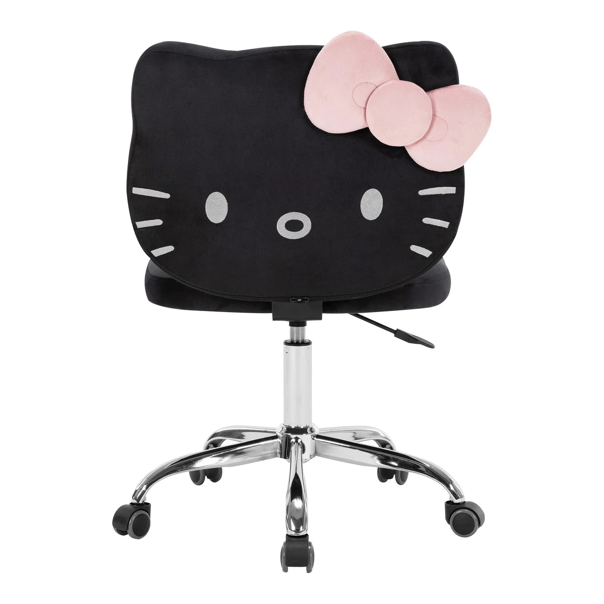 Swivel Vanity Chair, Black