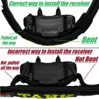 Tactical Dog Training Collar for E-Collar Receivers with Quick Release Buckle, Handle and Multiple Widths