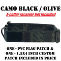 Tactical Dog Trainin — 1.5 inch wide / Camo Black / Olive (256D) / Small - (14 - 17 in) / 1.5 inch wide / Camo Black / Olive 