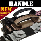 Tactical Dog Training Collar for E-Collar Receivers with Quick Release Buckle, Handle and Multiple Widths