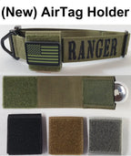Tactical Dog Training Collar for E-Collar Receivers with Quick Release Buckle, Handle and Multiple Widths