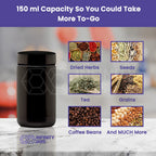 Tall Glass Storage Jar