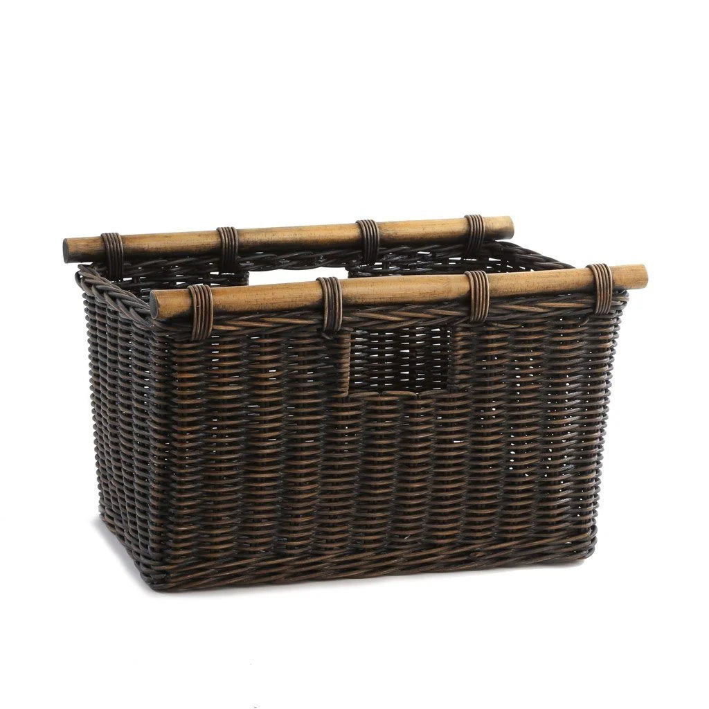 Tall Narrow Wicker Storage Basket