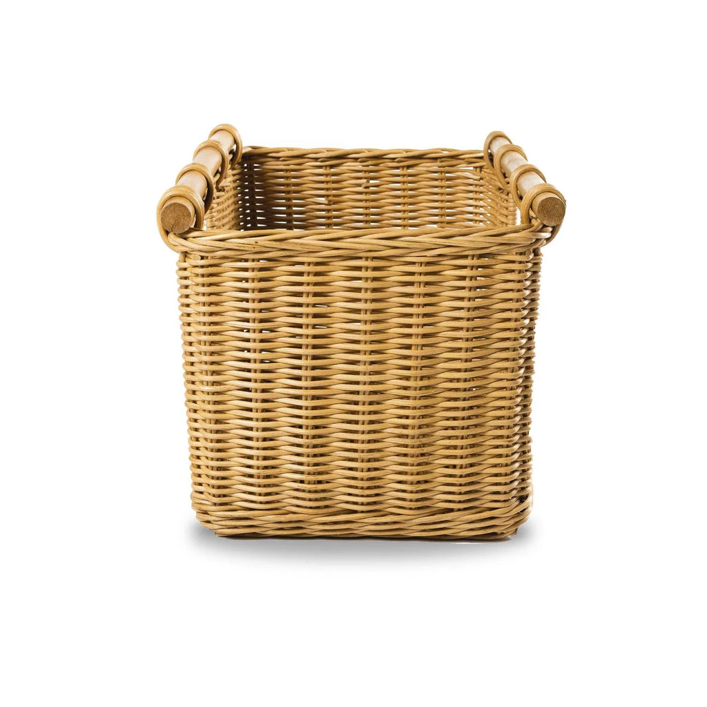 Tall Narrow Wicker Storage Basket