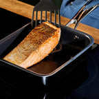 Tamagoyaki Omelette Pan with Slanted Lip and Hybrid Surface for Even Japanese-Style Rolled Eggs