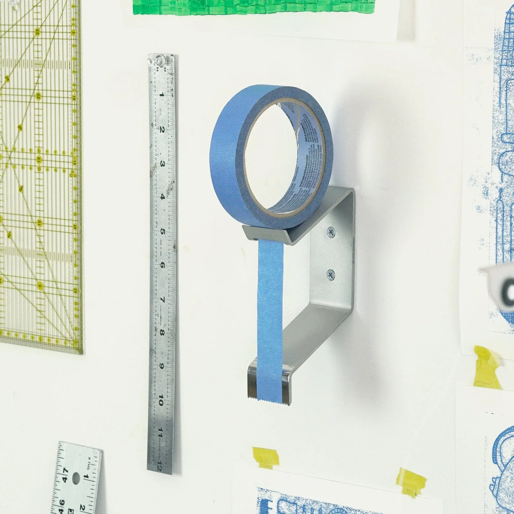 Tape Dispenser System for Washi and Masking Tape, Sold as a Dispenser, Magnetic Base or Combined Set