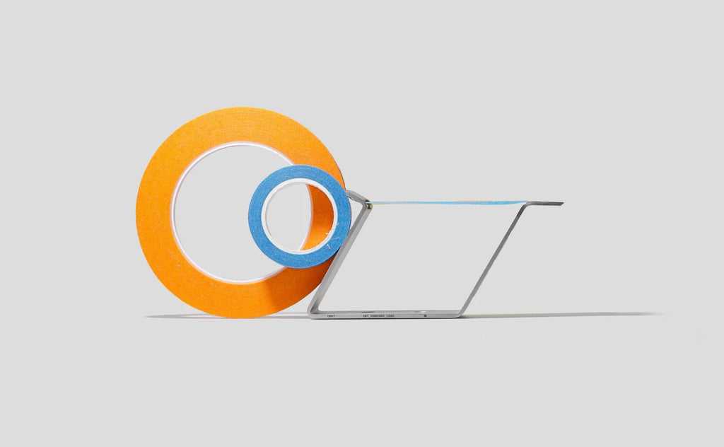 Tape Dispenser System for Washi and Masking Tape, Sold as a Dispenser, Magnetic Base or Combined Set