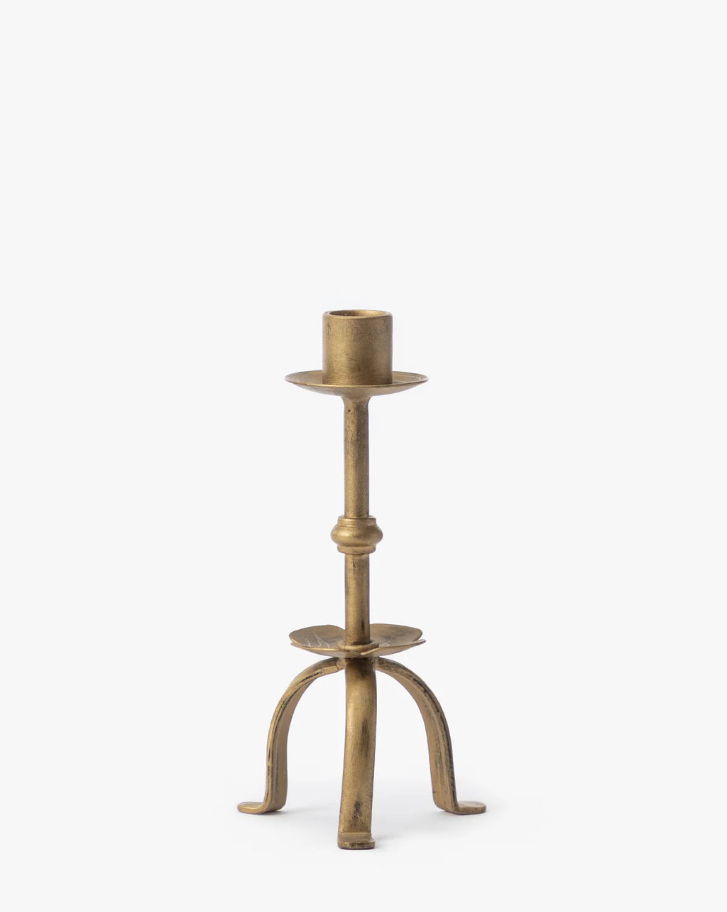 Taper Candle Holder in Antique Brass Finish, One Size
